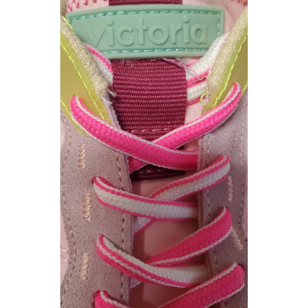 Victoria Sneakers 38/US7 Luna Multi Trainer Pink Calzados Victoria Tennis Shoes - Picture 14 of 16